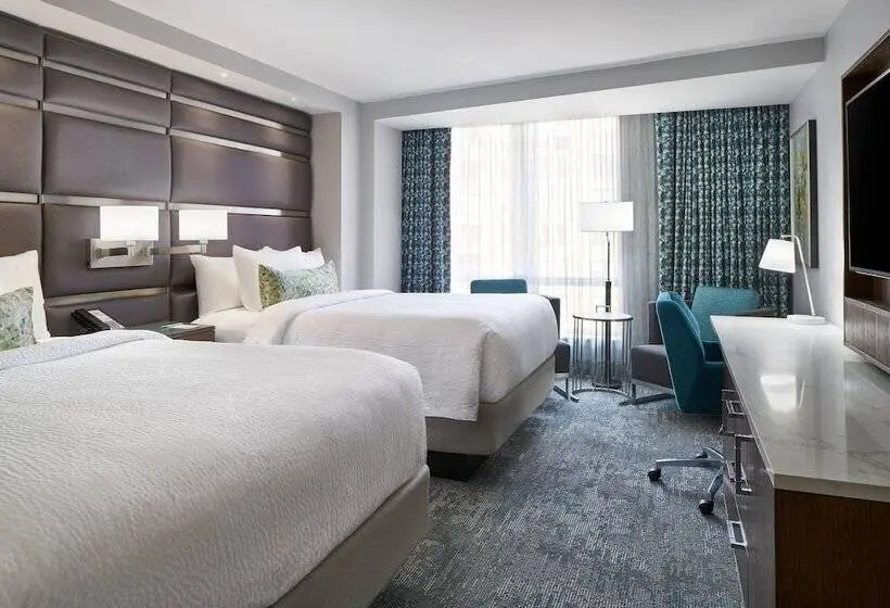 ２ダブルベッドのスタンダードルーム, Courtyard By Marriott Washington Downtown/convention Center
