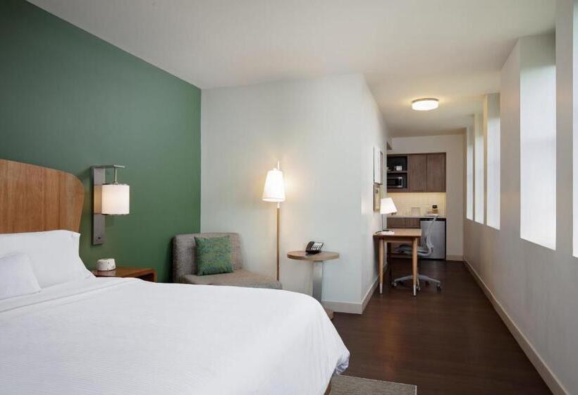 חדר סטנדרט עם מיטת קינג, Element Detroit At The Metropolitan