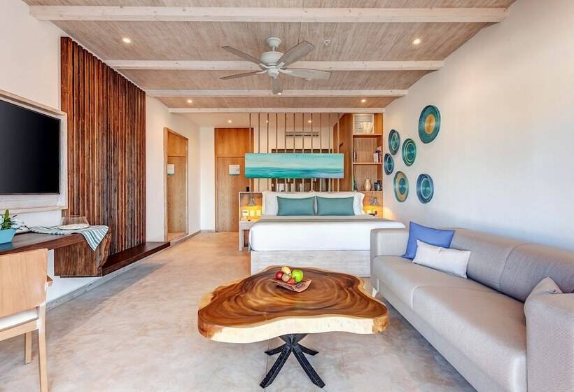 ジュニアスイートデラックスサイド シービュー, Mystique Holbox By Royalton, A Tribute Portfolio Resort