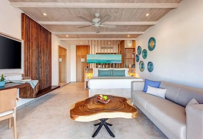 ジュニアスイートデラックスサイド シービュー, Mystique Holbox By Royalton, A Tribute Portfolio Resort