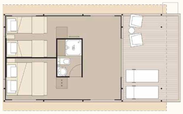 غرفة قياسية مطلّة علي البحر, Obonjan Island Resort