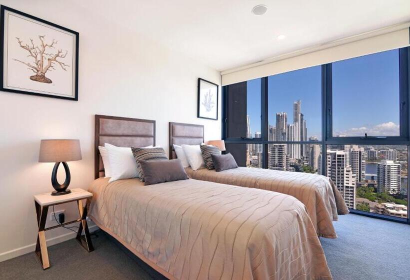 شقة غرفتين مطلة على البحر, Ruby Gold Coast By Cllix