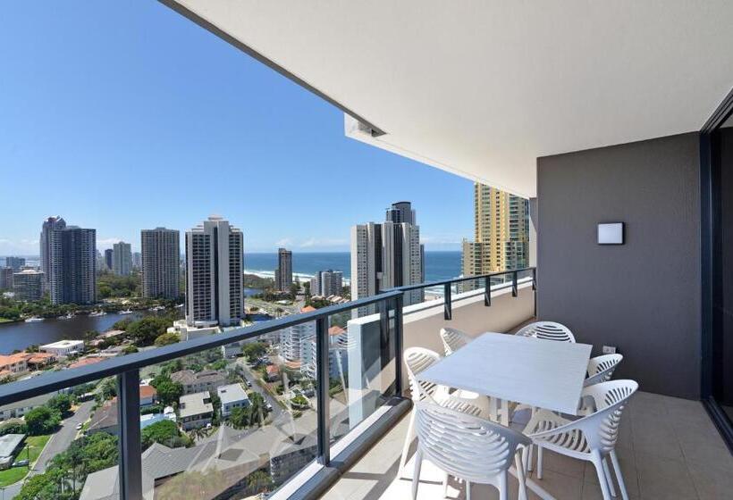 شقة 3 غرف مطلة على البحر, Ruby Gold Coast By Cllix