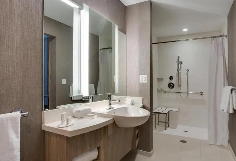 キングサイズベッドのスイートルーム, Springhill Suites By Marriott Fort Lauderdale Miramar