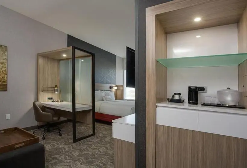 キングサイズベッドのスイートルーム, Springhill Suites By Marriott Fort Lauderdale Miramar