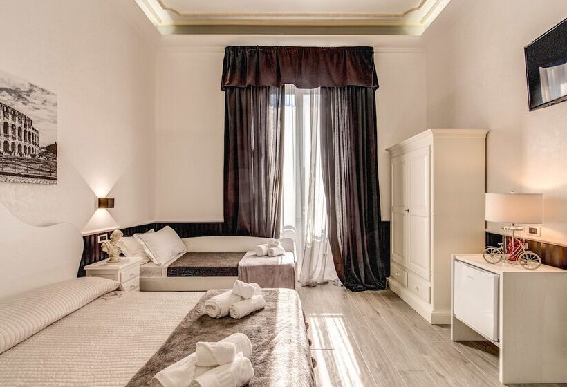 اتاق استاندارد چهار تخته, Veneto Suite Rome