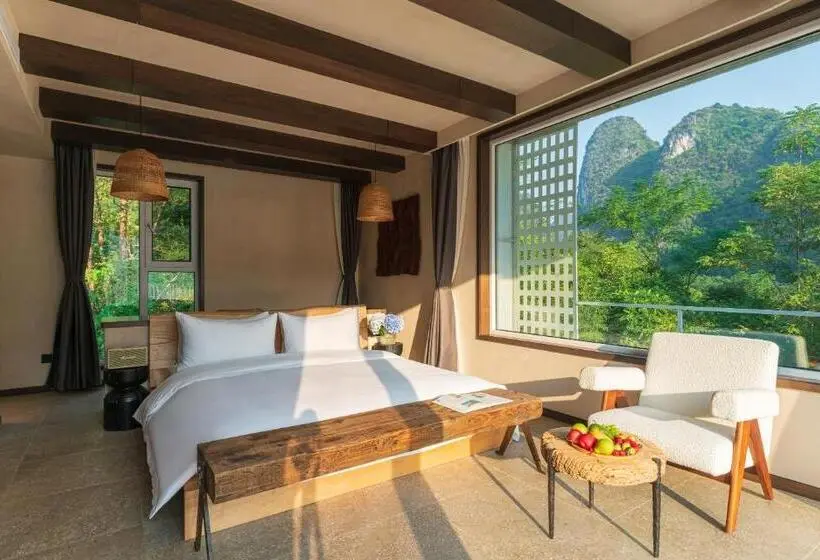 テラス付きスタンダードルーム, Yangshuo One Thousand And One Courtyard Views B&b