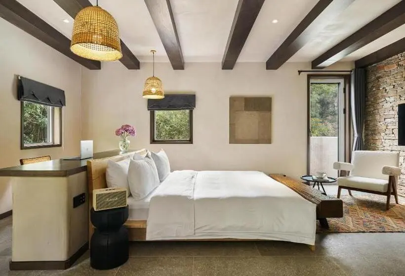 キングサイズベッドのスタンダードルーム, Yangshuo One Thousand And One Courtyard Views B&b