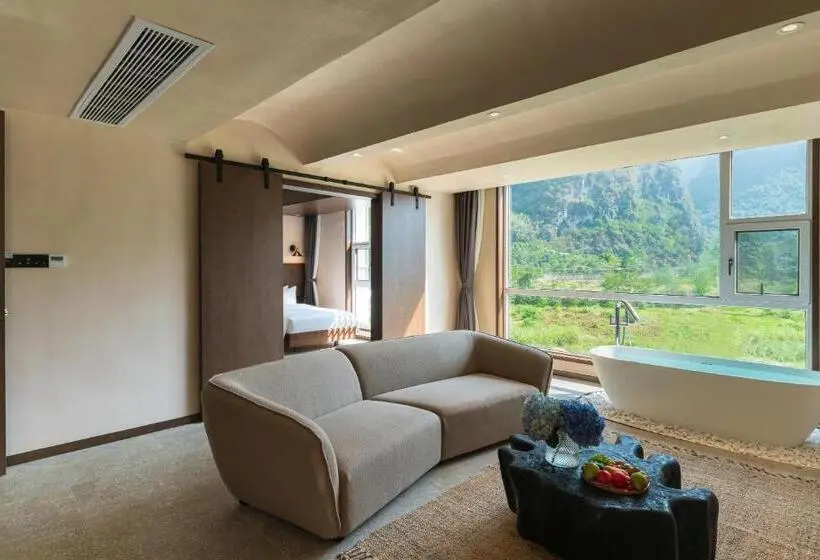 マウンテンビューデラックスルーム, Yangshuo One Thousand And One Courtyard Views B&b