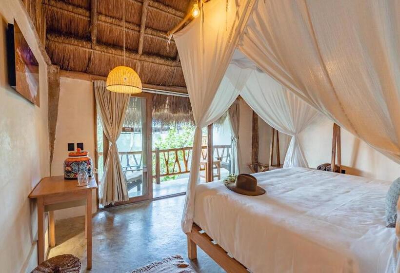 غرفة سوبيريور سرير كينج, Casa Ganesh Tulum