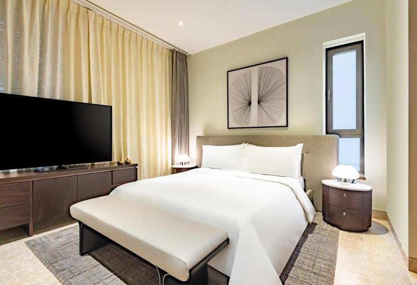 آپارتمان 1 خوابه با چشم‌انداز استخر, Mandarin Oriental Doha