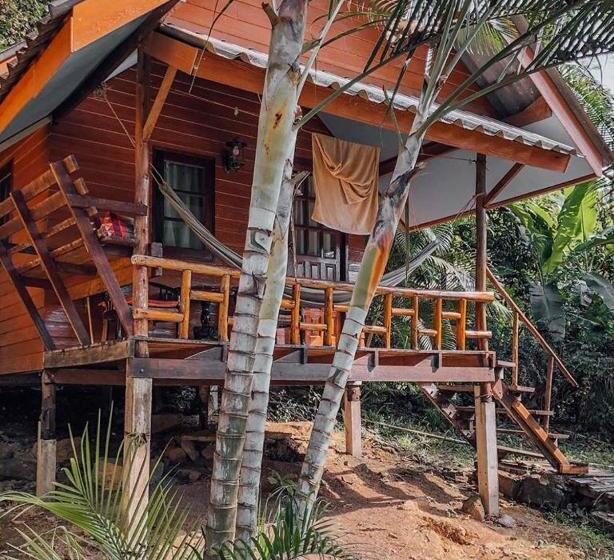 חדר דלוקס עם מרפסת, Little Eden Bungalows