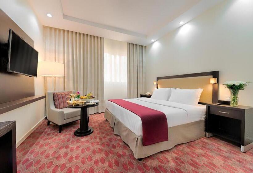 キングサイズベッドのデラックスルーム, Al Joud Boutique Hotel, Makkah