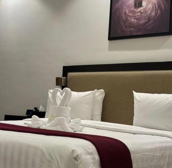 キングサイズベッドのスーペリアルーム, Al Joud Boutique Hotel, Makkah