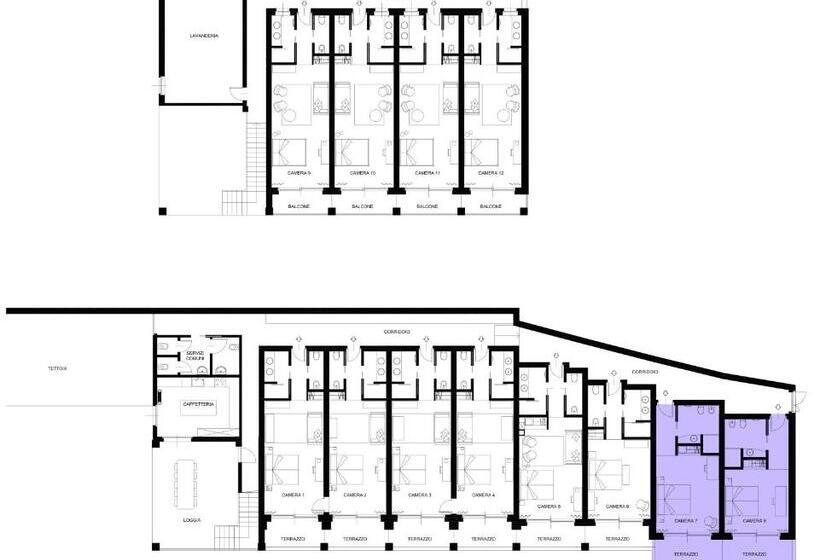 스탠다드 발코니 룸, Il Bagnolo Eco Lodge