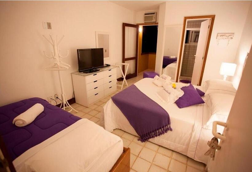 Triple Room Sea View, Pousada Casa Do Bicho Preguiça