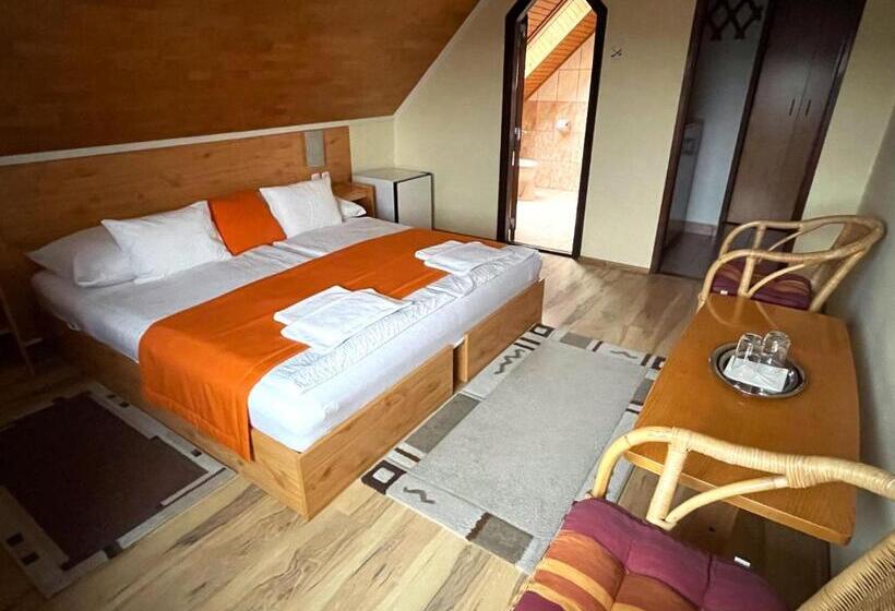 标准间带湖景, Kántás Vendégház Tihany