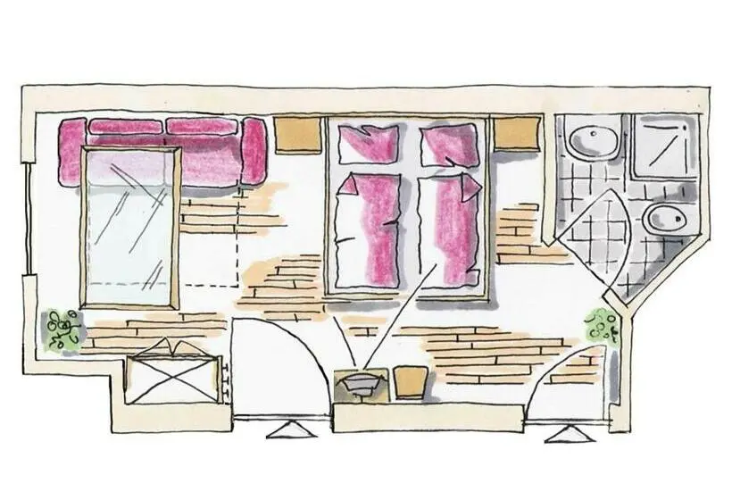 スタンダードルーム, Residence Araldina