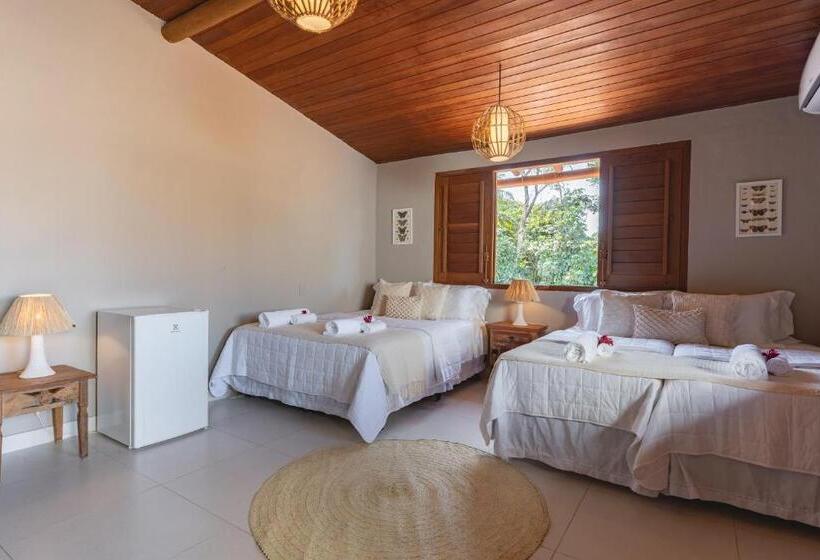 اتاق استاندارد چهار تخته, Pousada Recanto Do Sol