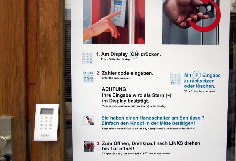 标准单人间共用浴室, Pension Klingenstr. 23