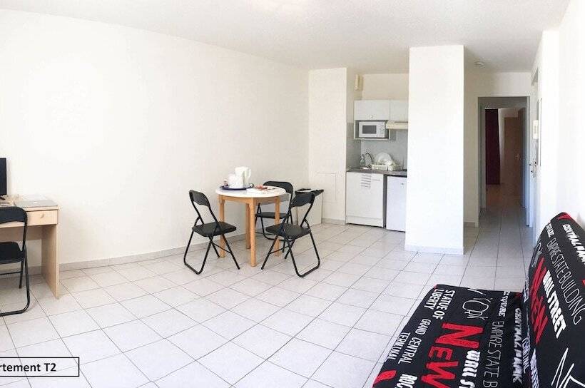 침실 1개 아파트, City Residence Avignon