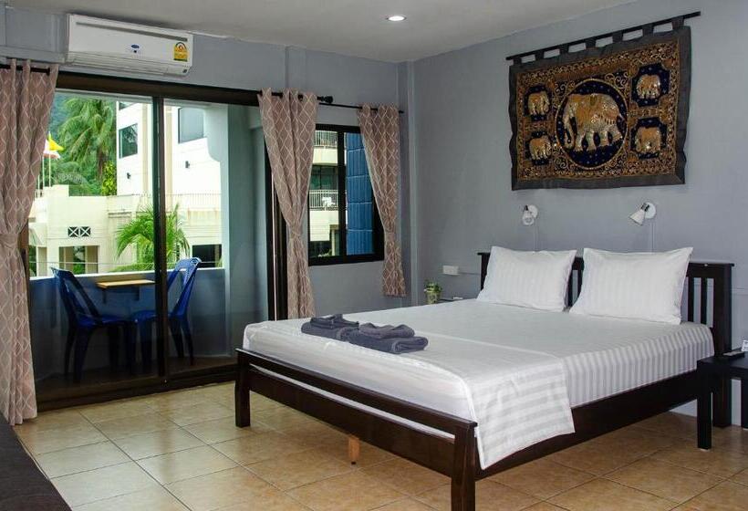 غرفة ديلوكس مزودة بشرفة, Allstar Guesthouse