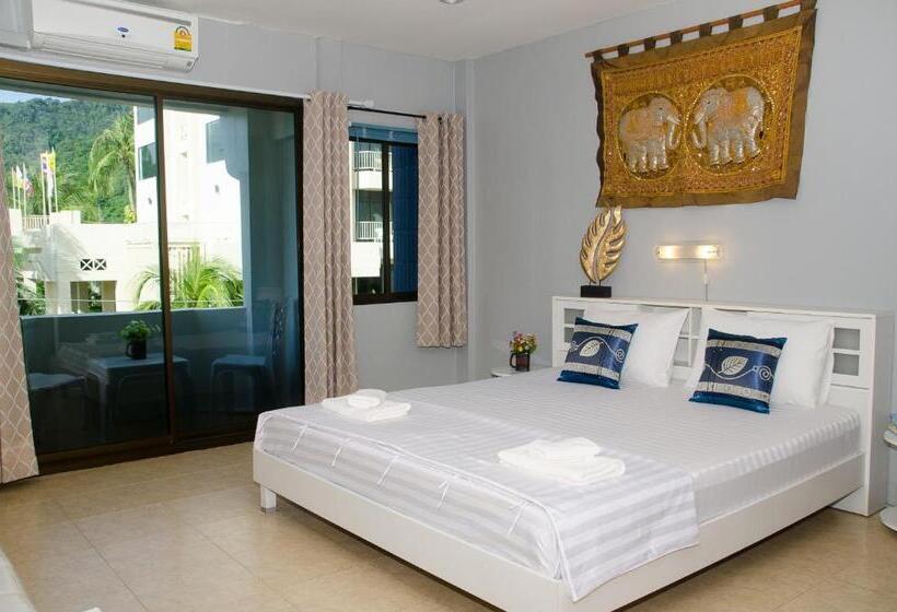 غرفة ديلوكس مزودة بشرفة, Allstar Guesthouse