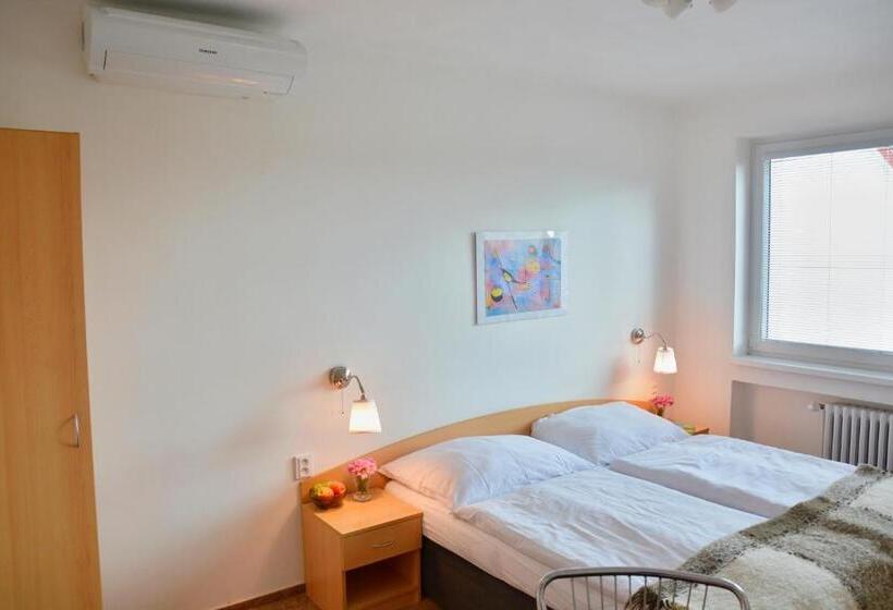 اتاق استاندارد با چشم‌انداز باغ, Wellness Vila Bohemia