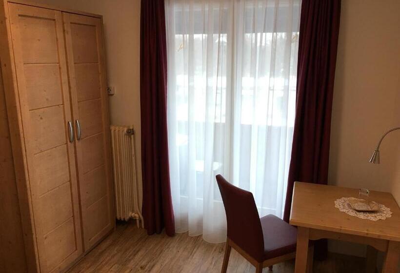 غرفة قياسية فردية مزودة بشُرفة, Pension Wachter