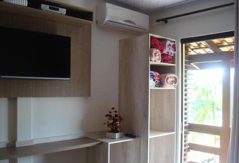 Cameră cvadruplă standard cu balcon, Pousada Estrela Da Manhã