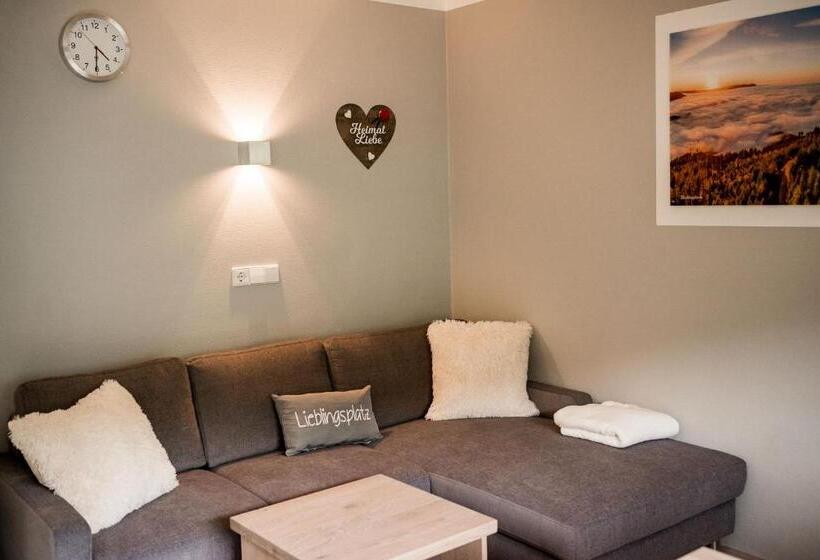 דירה בת חדר שינה 1 עם מרפסת, Paradies Im Schwarzwald