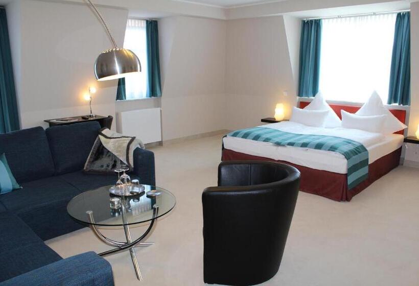 חדר דלוקס עם מרפסת, Pension Strandschloss Arielle