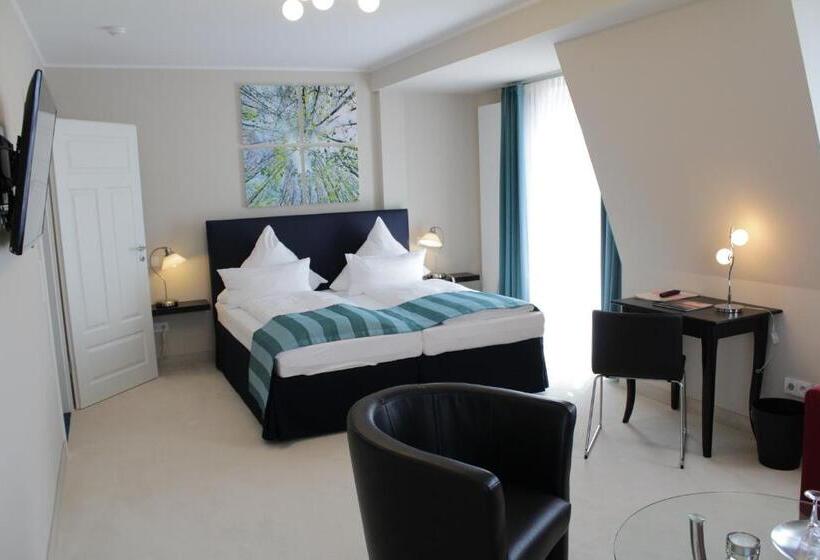 חדר דלוקס עם מרפסת, Pension Strandschloss Arielle