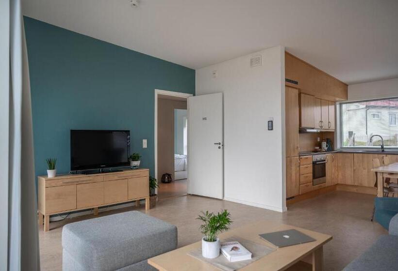 شقة غرفتين مطلة على البحر, Runde Miljøsenter & Opplev Runde