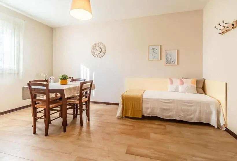 庭の見える1ベッドルームアパートメント, Agriturismo Il Bio Nonno