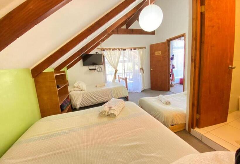 غرفة عائلية, Pucontours Hostal   Hostel