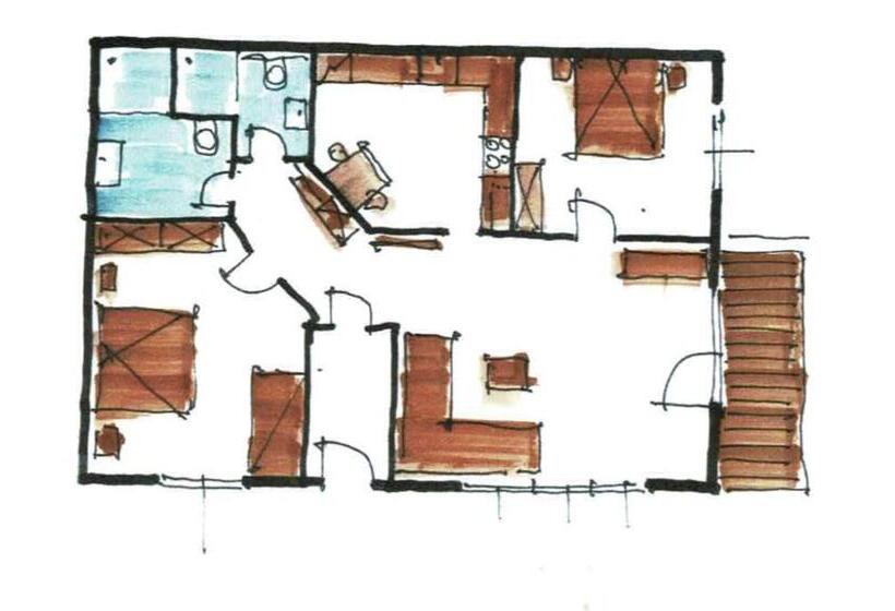آپارتمان 1 خوابه با چشم‌انداز باغ, Apartments Mooshof