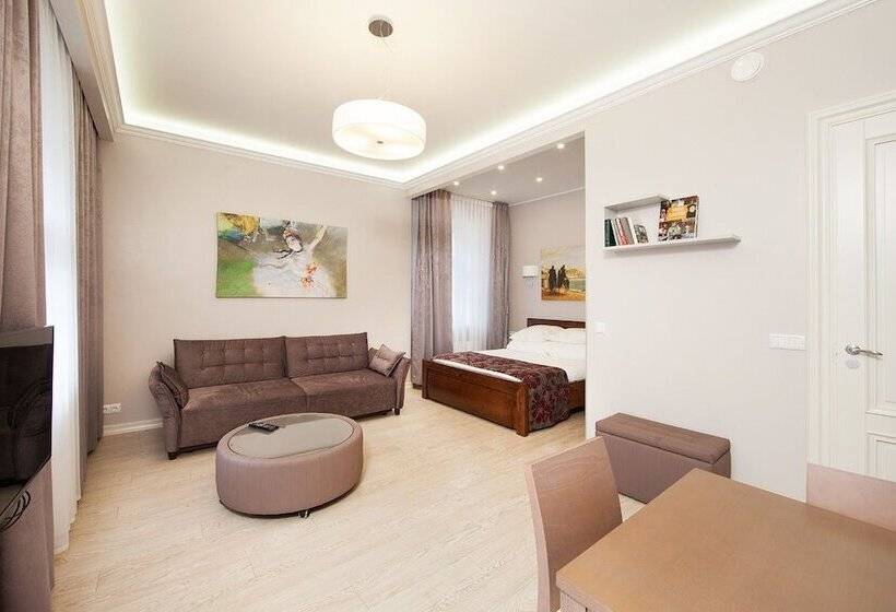 آپارتمان 1 خوابه با بالکن, Myapartments
