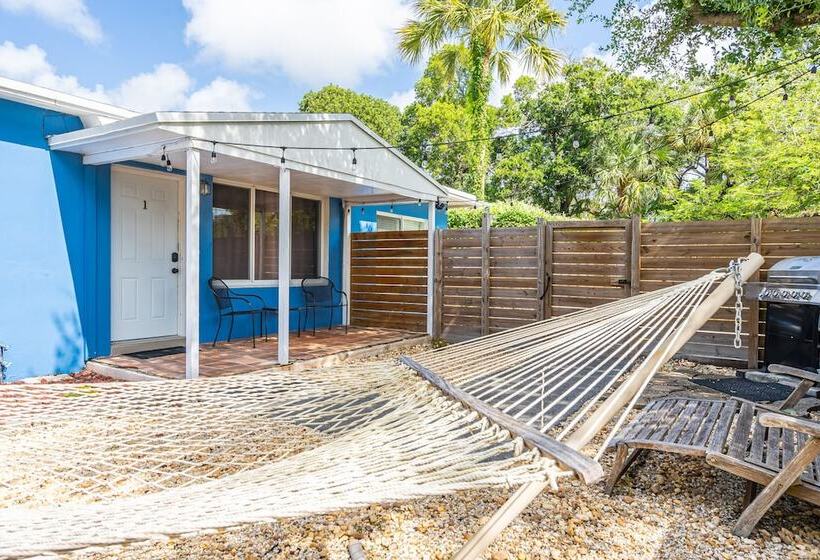 带1个卧室的豪华别墅, The Blue House Fort Lauderdale