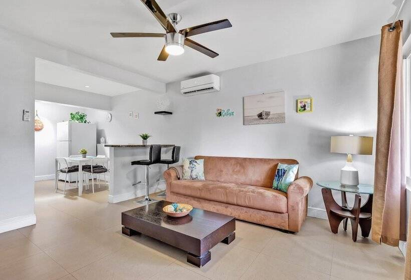 带1个卧室的豪华别墅, The Blue House Fort Lauderdale