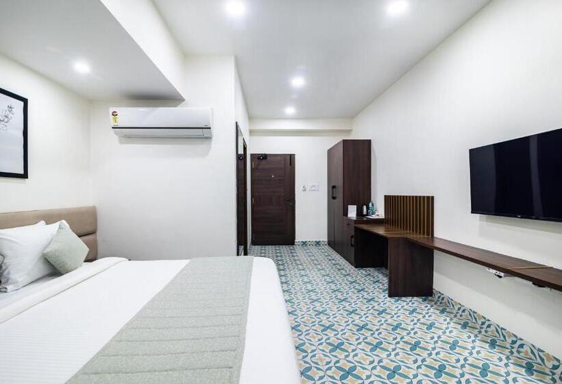 带大床的标准间, Aashreya Suites Tiruvannamalai