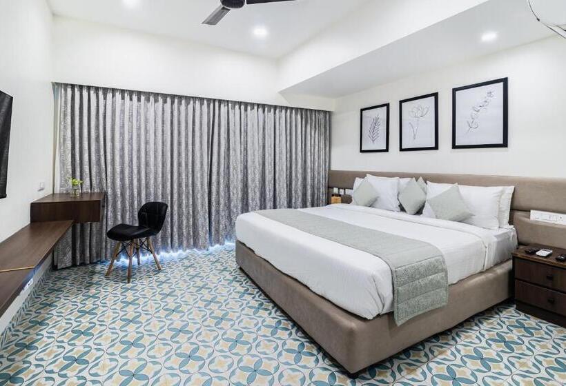 חדר סטנדרט עם מיטת קינג, Aashreya Suites Tiruvannamalai