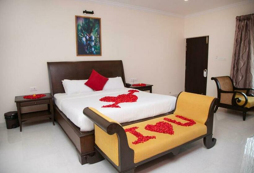 חדר דלוקס עם מרפסת, Wild Berry Resort Agonda