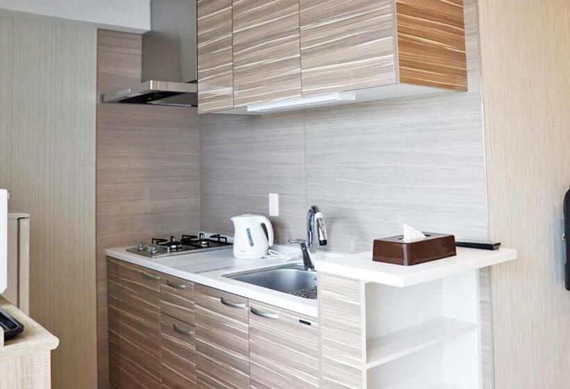 غرفة ديلوكس عائلية, Ostay Vermillion Namba