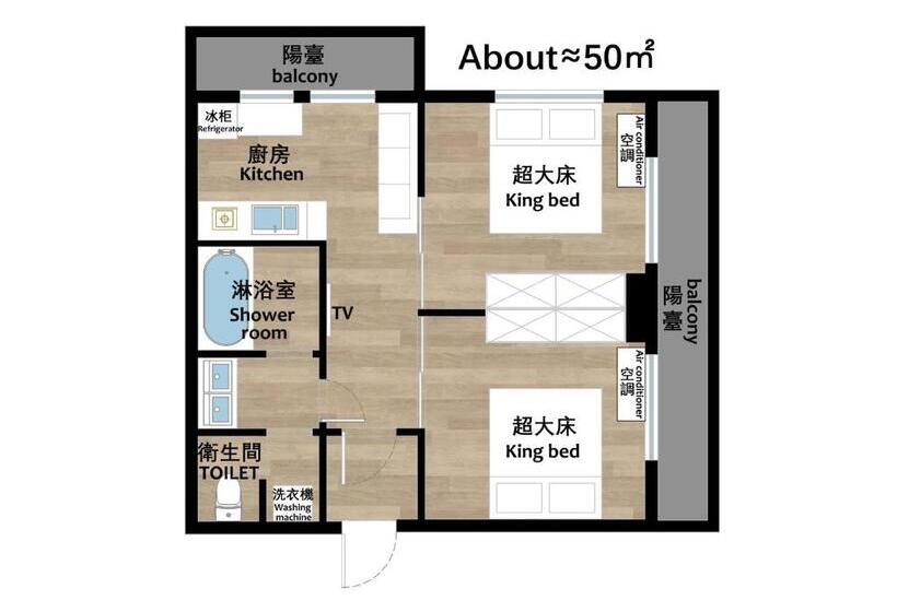 جناح عائلي, Ostay Vermillion Namba