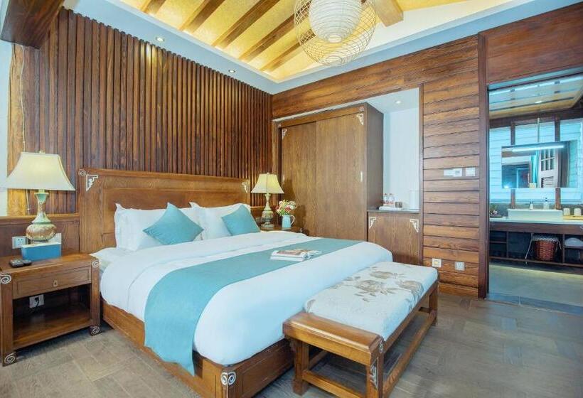 标准间带阳台, 丽江束河元年别院 Yuannian Lijiang