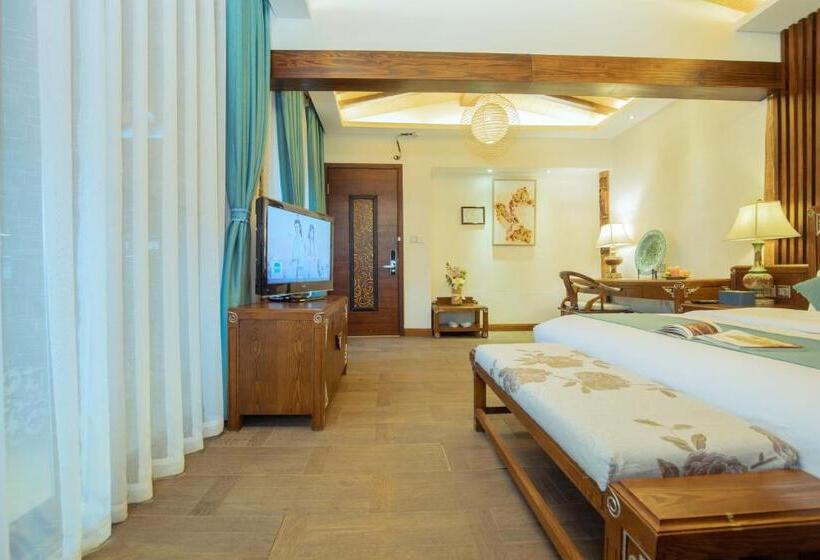 标准间带阳台, 丽江束河元年别院 Yuannian Lijiang