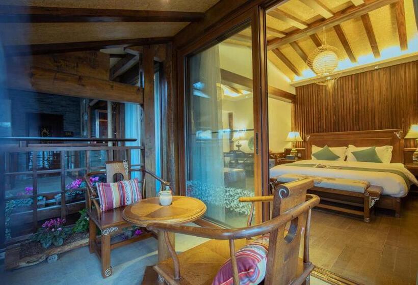 Номер Стандарт с Балконом, 丽江束河元年别院 Yuannian Lijiang