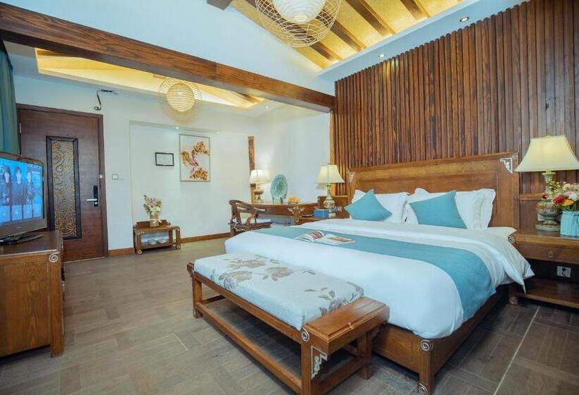 标准间带阳台, 丽江束河元年别院 Yuannian Lijiang