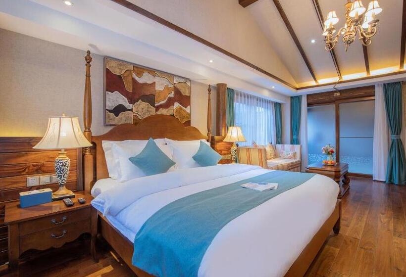 标准间内部标间, 丽江束河元年别院 Yuannian Lijiang